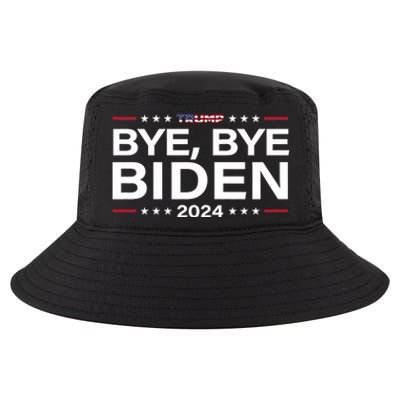 Trump 2024 Bye Bye Biden Dropped Out Election Funny Cool Comfort Performance Bucket Hat