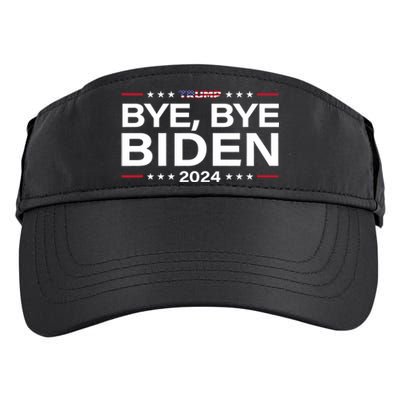 Trump 2024 Bye Bye Biden Dropped Out Election Funny Adult Drive Performance Visor