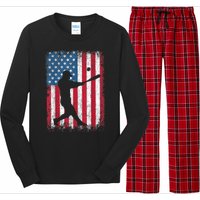 Trump 2024 Back America Clean Up On Aisle 46 Anti Joe Biden Long Sleeve Pajama Set