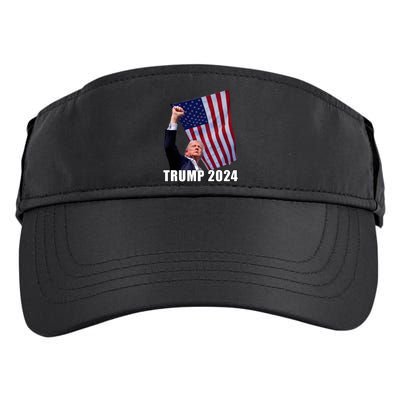 Trump 2024 Bullet Flag Fist Election Adult Drive Performance Visor