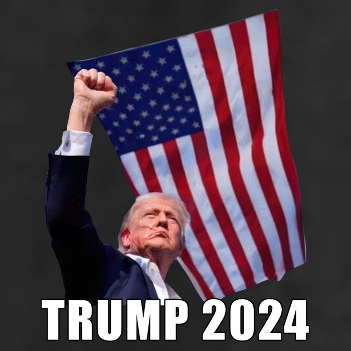 Trump 2024 Bullet Flag Fist Election Adult Drive Performance Visor