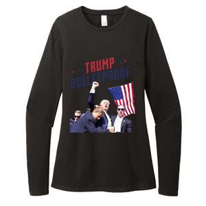 Trump 2024 Bulletproof Shooting Rally Womens CVC Long Sleeve Shirt