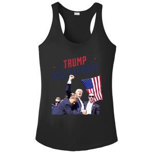 Trump 2024 Bulletproof Shooting Rally Ladies PosiCharge Competitor Racerback Tank