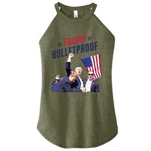 Trump 2024 Bulletproof Shooting Rally Women's Perfect Tri Rocker Tank