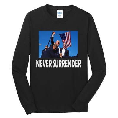 Trump 2024 Bold Election Design Tall Long Sleeve T-Shirt