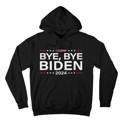 Trump 2024 Bye Bye Biden Dropped Out Election Funny Hoodie