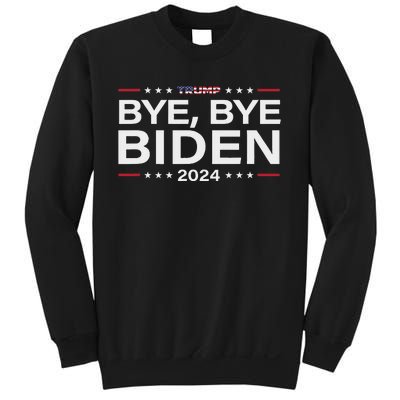 Trump 2024 Bye Bye Biden Dropped Out Election Funny Sweatshirt