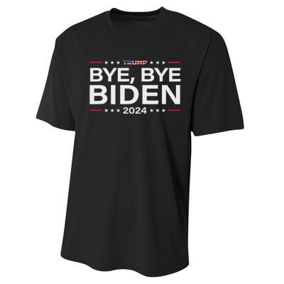 Trump 2024 Bye Bye Biden Dropped Out Election Funny Performance Sprint T-Shirt