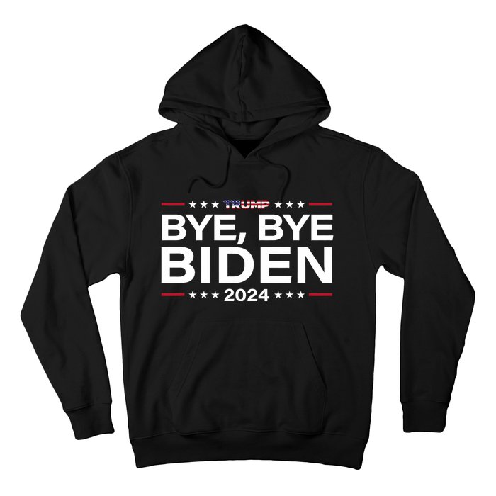 Trump 2024 Bye Bye Biden Dropped Out Election Funny Hoodie