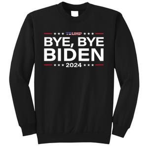 Trump 2024 Bye Bye Biden Dropped Out Election Funny Sweatshirt