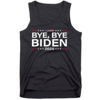 Trump 2024 Bye Bye Biden Dropped Out Election Funny Tank Top