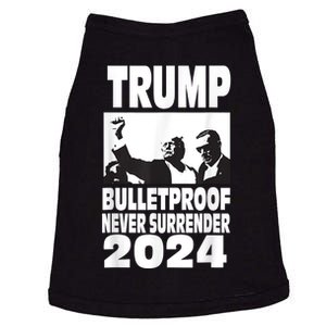 Trump 2024 Bulletproof Never Surrender Doggie Tank