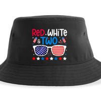 Two 2nd Birthday 4th Of July 2nd Birthday Party Sustainable Bucket Hat