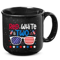Two 2nd Birthday 4th Of July 2nd Birthday Party 15oz Campfire Ceramic Mug