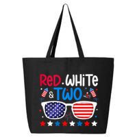 Two 2nd Birthday 4th Of July 2nd Birthday Party 25L Jumbo Tote
