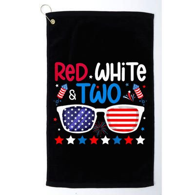 Two 2nd Birthday 4th Of July 2nd Birthday Party Golf Towel