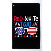 Two 2nd Birthday 4th Of July 2nd Birthday Party Golf Towel