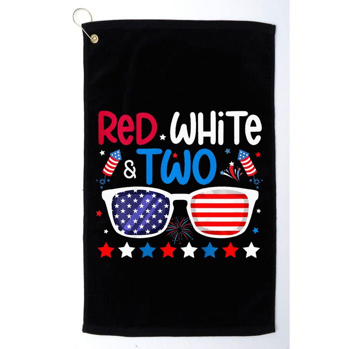 Two 2nd Birthday 4th Of July 2nd Birthday Party Golf Towel