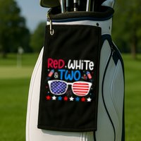 Two 2nd Birthday 4th Of July 2nd Birthday Party Golf Towel