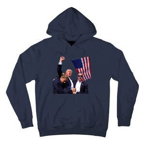 Trump 2024 Butler Pennsylvania Trump Assasination Trump Shot Tall Hoodie