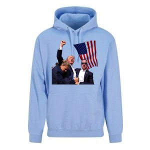 Trump 2024 Butler Pennsylvania Trump Assasination Trump Shot Unisex Surf Hoodie