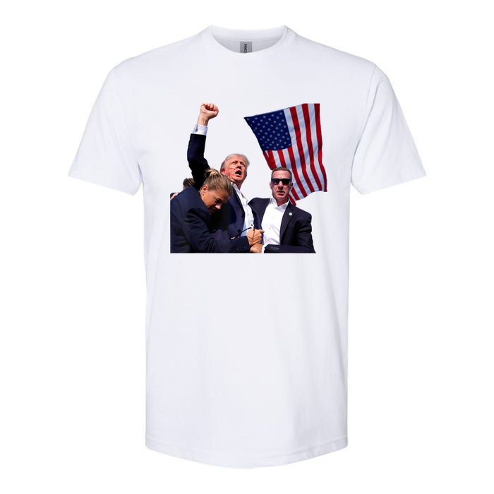 Trump 2024 Butler Pennsylvania Trump Assasination Trump Shot Softstyle CVC T-Shirt