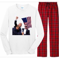 Trump 2024 Butler Pennsylvania Trump Assasination Trump Shot Long Sleeve Pajama Set