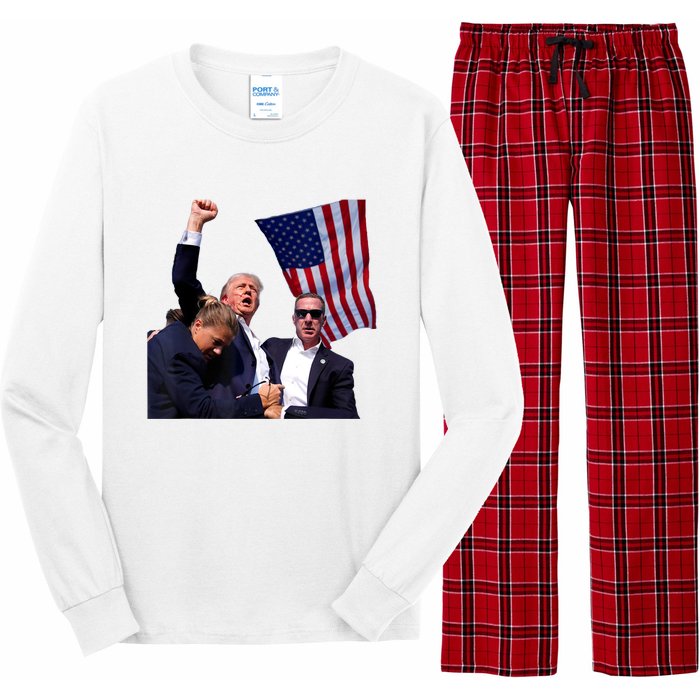 Trump 2024 Butler Pennsylvania Trump Assasination Trump Shot Long Sleeve Pajama Set