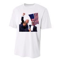 Trump 2024 Butler Pennsylvania Trump Assasination Trump Shot Performance Sprint T-Shirt