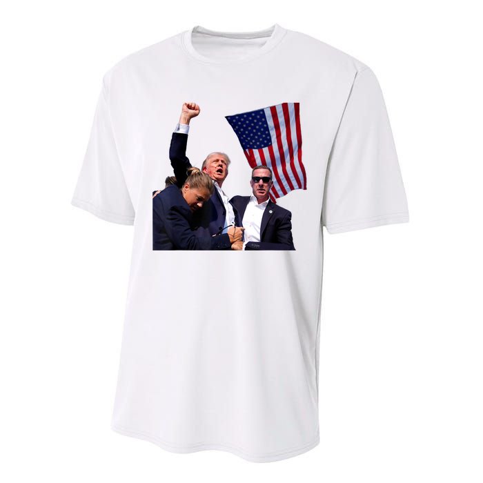 Trump 2024 Butler Pennsylvania Trump Assasination Trump Shot Performance Sprint T-Shirt