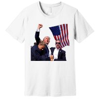 Trump 2024 Butler Pennsylvania Trump Assasination Trump Shot Premium T-Shirt