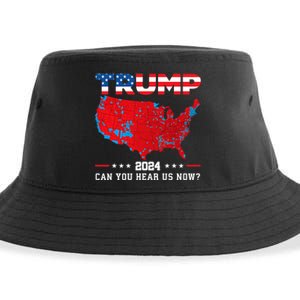 Trump 2024 Can You Hear Us Now Map Of 2024 Election Results Sustainable Bucket Hat