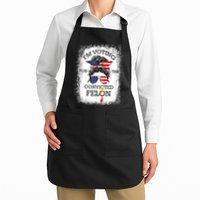 Trump 2024 Convicted Felon IM Voting Convicted Felon 2024 Full-Length Apron With Pockets
