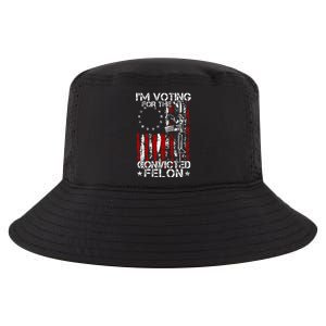 Trump 2024 Convicted Felon IM Voting Convicted Felon 2024 Cool Comfort Performance Bucket Hat