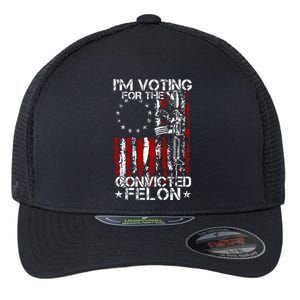 Trump 2024 Convicted Felon IM Voting Convicted Felon 2024 Flexfit Unipanel Trucker Cap