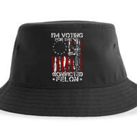 Trump 2024 Convicted Felon IM Voting Convicted Felon 2024 Sustainable Bucket Hat