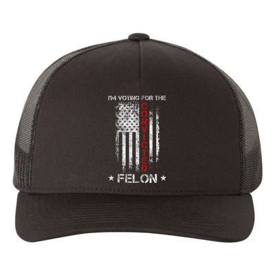 Trump 2024 Convicted Felon IM Voting Convicted Felon 2024 Yupoong Adult 5-Panel Trucker Hat