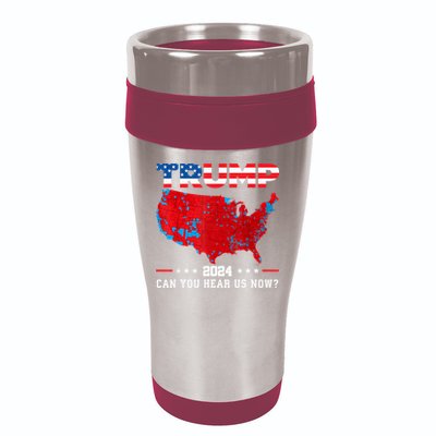 Trump 2024 Can You Hear Us Now Map Of 2024 Election Results 16oz Travel Tumbler