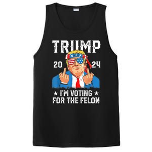 Trump 2024 Convicted Felon Im Voting Convicted Felon 2024 PosiCharge Competitor Tank