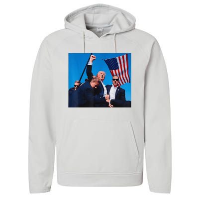 Trump 2024 Convicted Felon IM Voting Convicted Felon 2024 Performance Fleece Hoodie