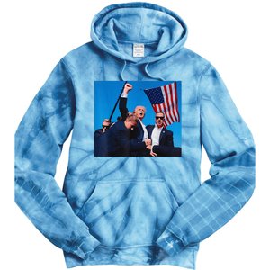 Trump 2024 Convicted Felon IM Voting Convicted Felon 2024 Tie Dye Hoodie