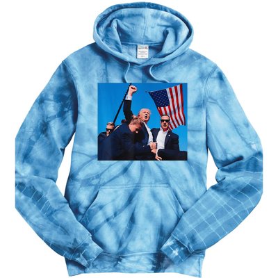 Trump 2024 Convicted Felon IM Voting Convicted Felon 2024 Tie Dye Hoodie