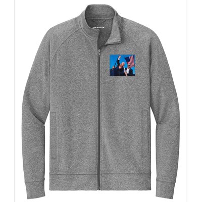 Trump 2024 Convicted Felon IM Voting Convicted Felon 2024 Stretch Full-Zip Cadet Jacket