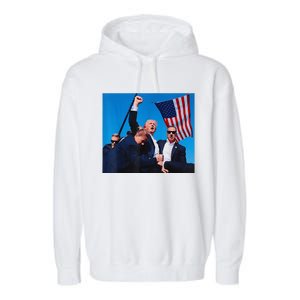 Trump 2024 Convicted Felon IM Voting Convicted Felon 2024 Garment-Dyed Fleece Hoodie