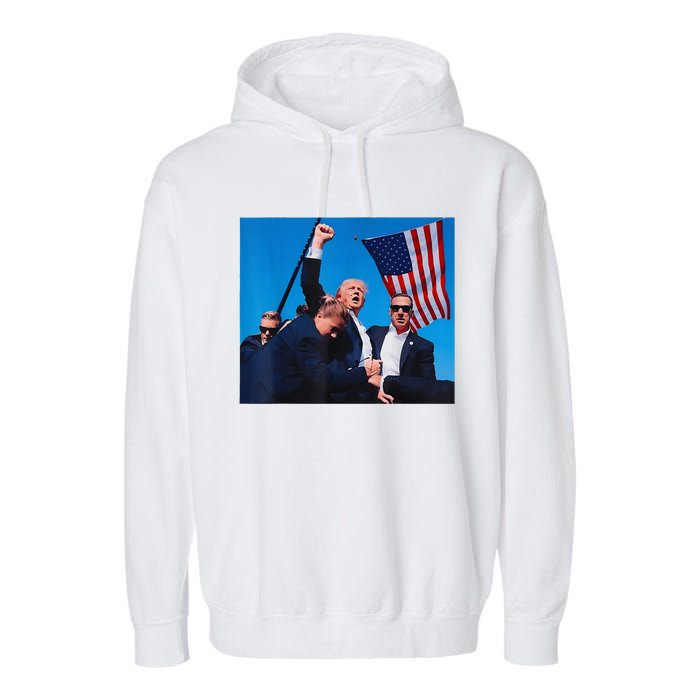 Trump 2024 Convicted Felon IM Voting Convicted Felon 2024 Garment-Dyed Fleece Hoodie