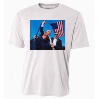 Trump 2024 Convicted Felon IM Voting Convicted Felon 2024 Cooling Performance Crew T-Shirt