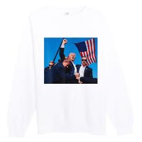 Trump 2024 Convicted Felon IM Voting Convicted Felon 2024 Premium Crewneck Sweatshirt