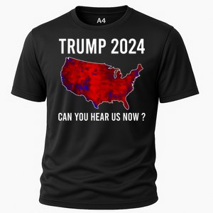 Trump 2024 Can You Hear Us Now Cooling Performance Crew T-Shirt