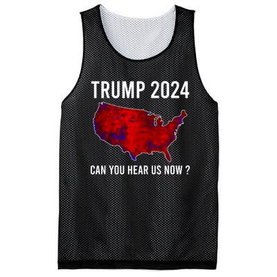 Trump 2024 Can You Hear Us Now Mesh Reversible Basketball Jersey Tank