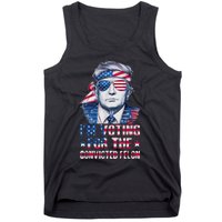 Trump 2024 Convicted Felon Im Voting Convicted Felon 2024 Tank Top